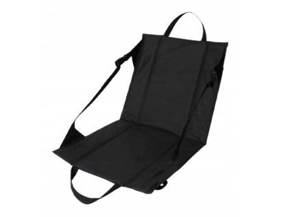 Turistická skládací židle VENTO 38 cm, černá na pláž i kempování